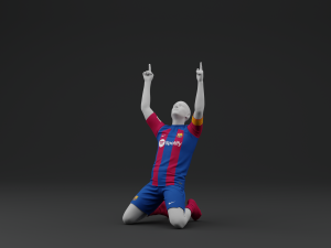 FC Barcelona 2023 Home Jersey 3D Model