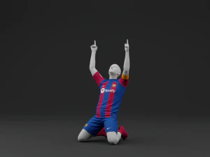 FC Barcelona 2023 Home Jersey 3D Model