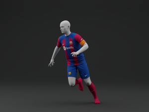 FC Barcelona 2023 Home Jersey 3D Model