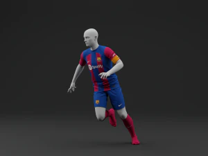 FC Barcelona 2023 Home Jersey 3D Model