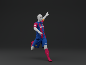 FC Barcelona 2023 Home Jersey 3D Model