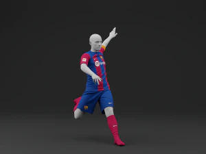 FC Barcelona 2023 Home Jersey 3D Model