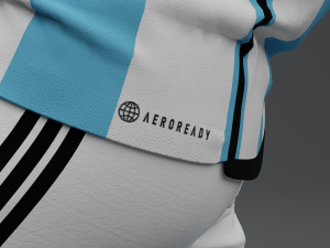 Argentina 2022 Women Home Jersey 3D Model