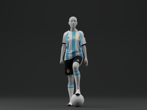 Argentina 2022 Women Home Jersey 3D Model
