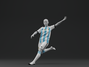 Argentina 2022 Women Home Jersey 3D Model