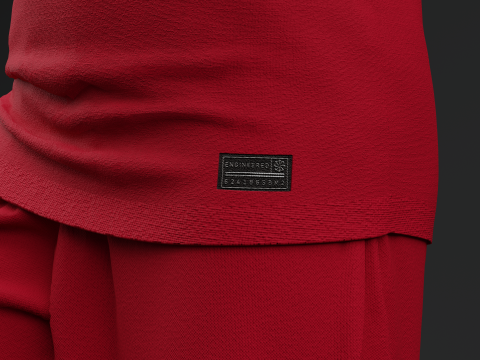 Liverpool 2023 Home Jersey Modelo 3D