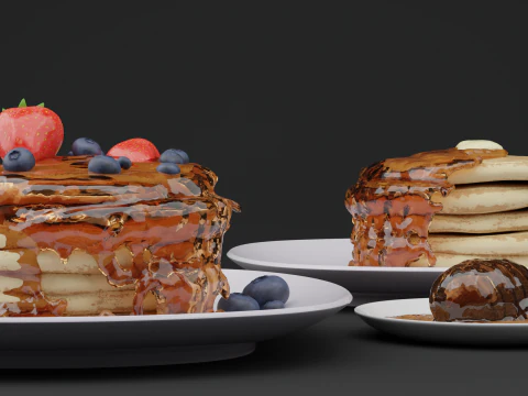 Pancake 3D Model