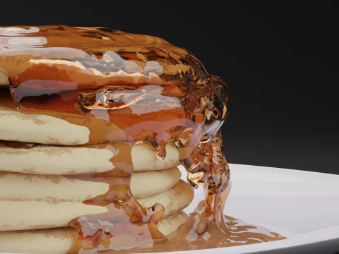 Pancake 3D Model
