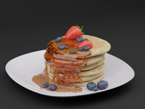Pancake 3D Model