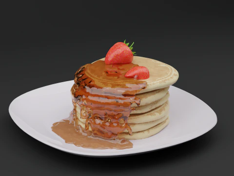 Pancake 3D Model