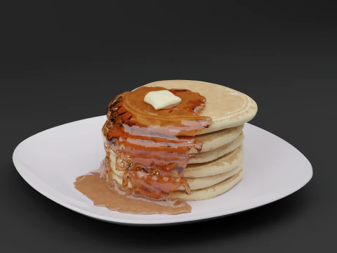 Pancake 3D Model