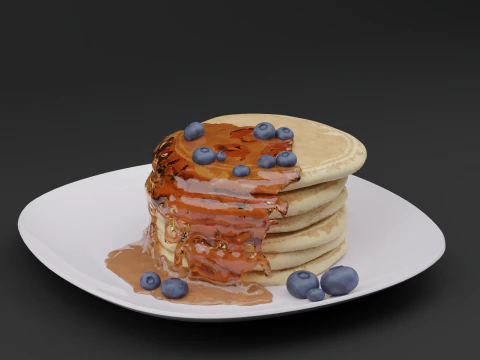 Pancake 3D Model