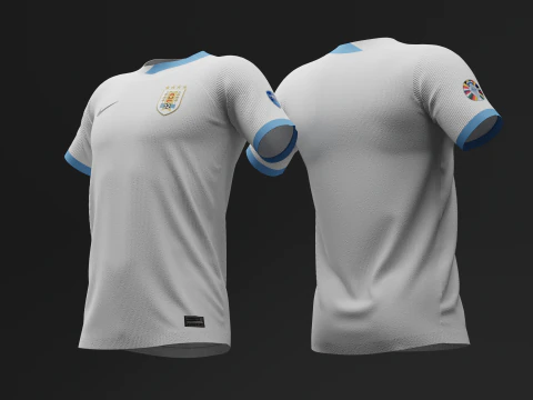 Uruguay 2024 Away Jersey 3D Model