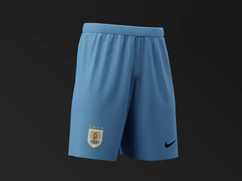 Uruguay 2024 Away Jersey 3D Model