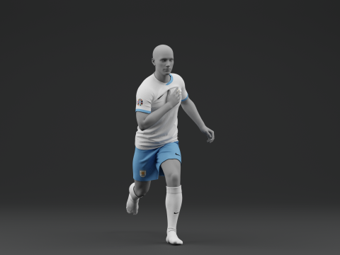 Uruguay 2024 Away Jersey 3D Model