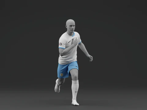 Uruguay 2024 Away Jersey 3D Model