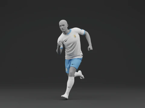 Uruguay 2024 Away Jersey 3D Model