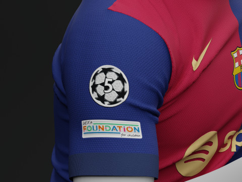 FC Barcelona 2024 Home Jersey 3D Model