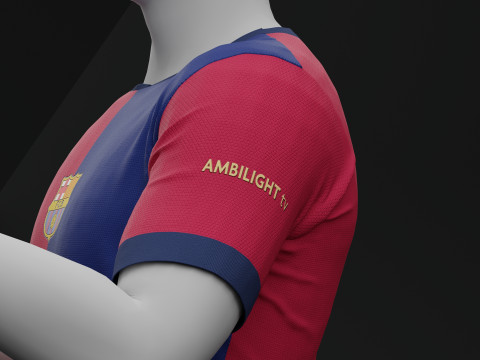 FC Barcelona 2024 Home Jersey 3D Model
