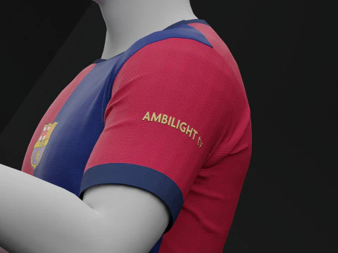 FC Barcelona 2024 Home Jersey 3D Model