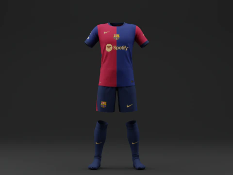 FC Barcelona 2024 Home Jersey 3D Model