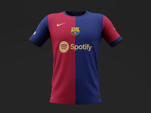 FC Barcelona 2024 Home Jersey 3D Model