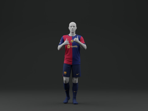 FC Barcelona 2024 Home Jersey 3D Model