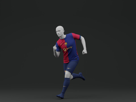 FC Barcelona 2024 Home Jersey 3D Model