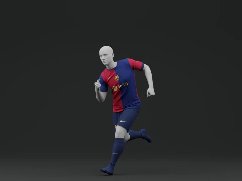 FC Barcelona 2024 Home Jersey 3D Model