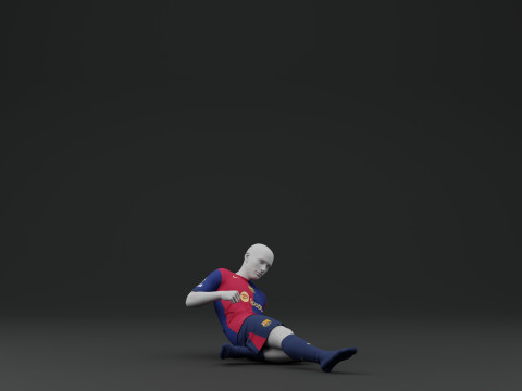 FC Barcelona 2024 Home Jersey 3D Model