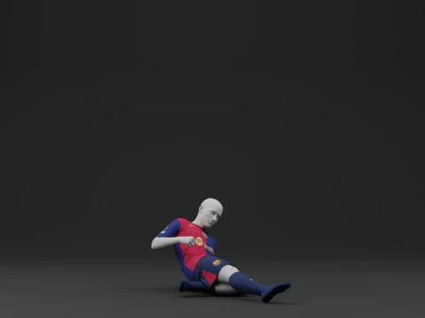 FC Barcelona 2024 Home Jersey 3D Model