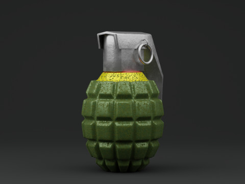 MK2 Grenade 3D 모델