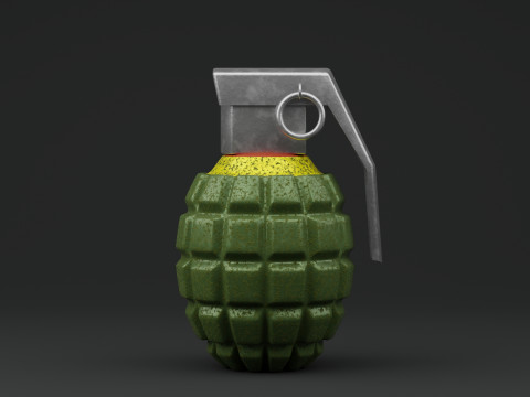 MK2 Grenade 3D 모델