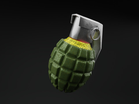 MK2 Grenade 3D 모델