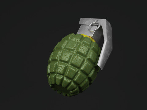 MK2 Grenade 3D 모델