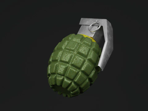 MK2 Grenade 3D Model