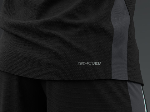 Liverpool 2024 Away Jersey Model 3D