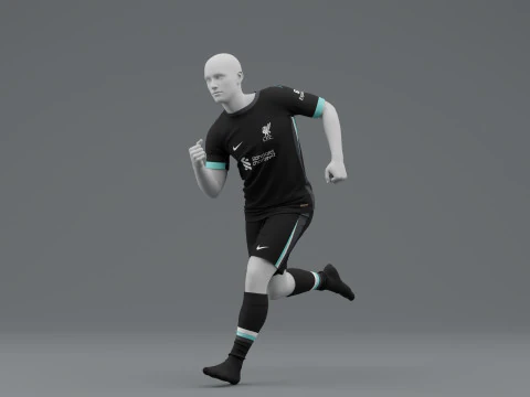Liverpool 2024 Away Jersey 3D Model