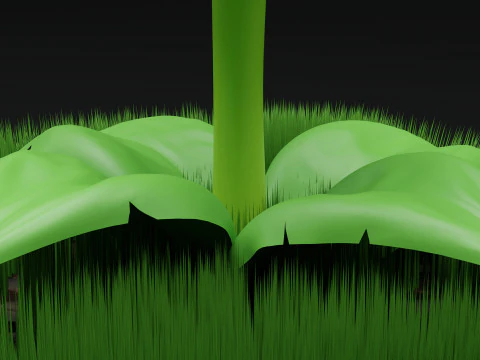 Droplet Shooter Plants Vs Zombies 3D Model