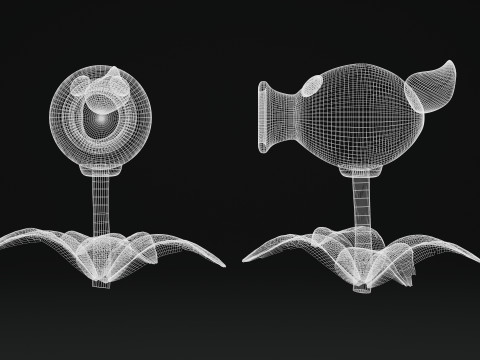 Droplet Shooter Plants Vs Zombies Model 3D