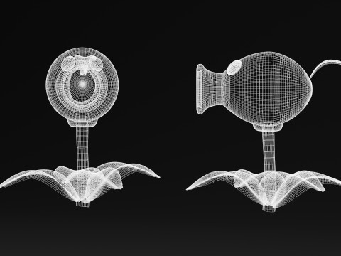 PeaShooter Plants Vs Zombies 3D Model