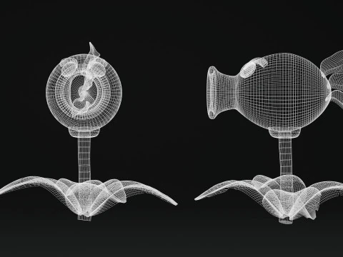 Repeater Shooter Plants Vs Zombies 3D Model