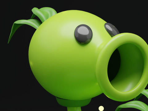 ThreePeater Plants Vs Zombies 3Dモデル