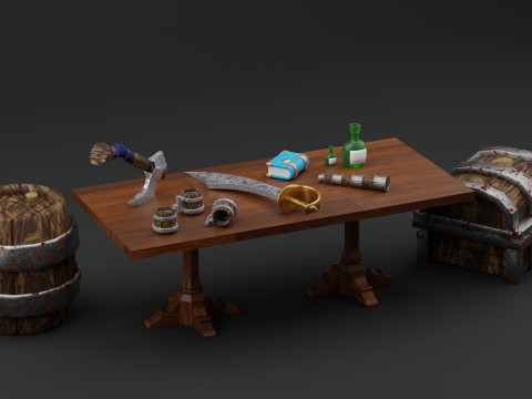 Game Ready Assets Pack 1 Model 3D