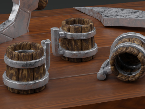 Game Ready Assets Pack 1 Modello 3D