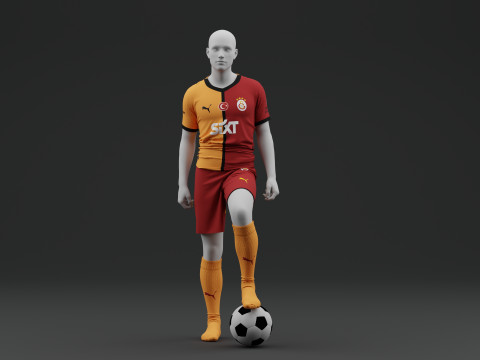 ガラタサライ 2024 2025 ホーム ジャージ 3Dモデル