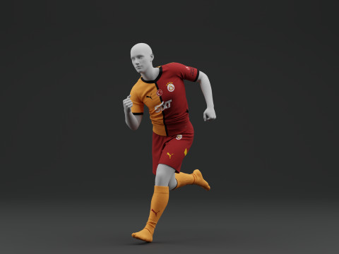 ガラタサライ 2024 2025 ホーム ジャージ 3Dモデル