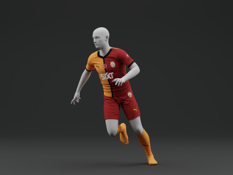 ガラタサライ 2024 2025 ホーム ジャージ 3Dモデル