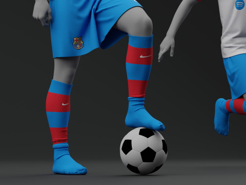 FC Barcelona 2023 2024 Away Jersey 3D Model