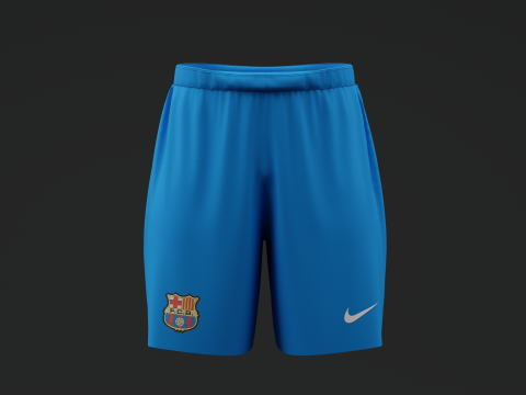 FC Barcelona 2023 2024 Away Jersey 3D Model